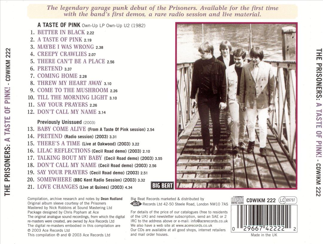 Taste of Pink! [Bonus Tracks] cover art