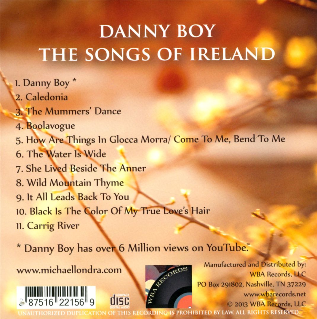 Danny Boy: The Songs of Ireland cover art