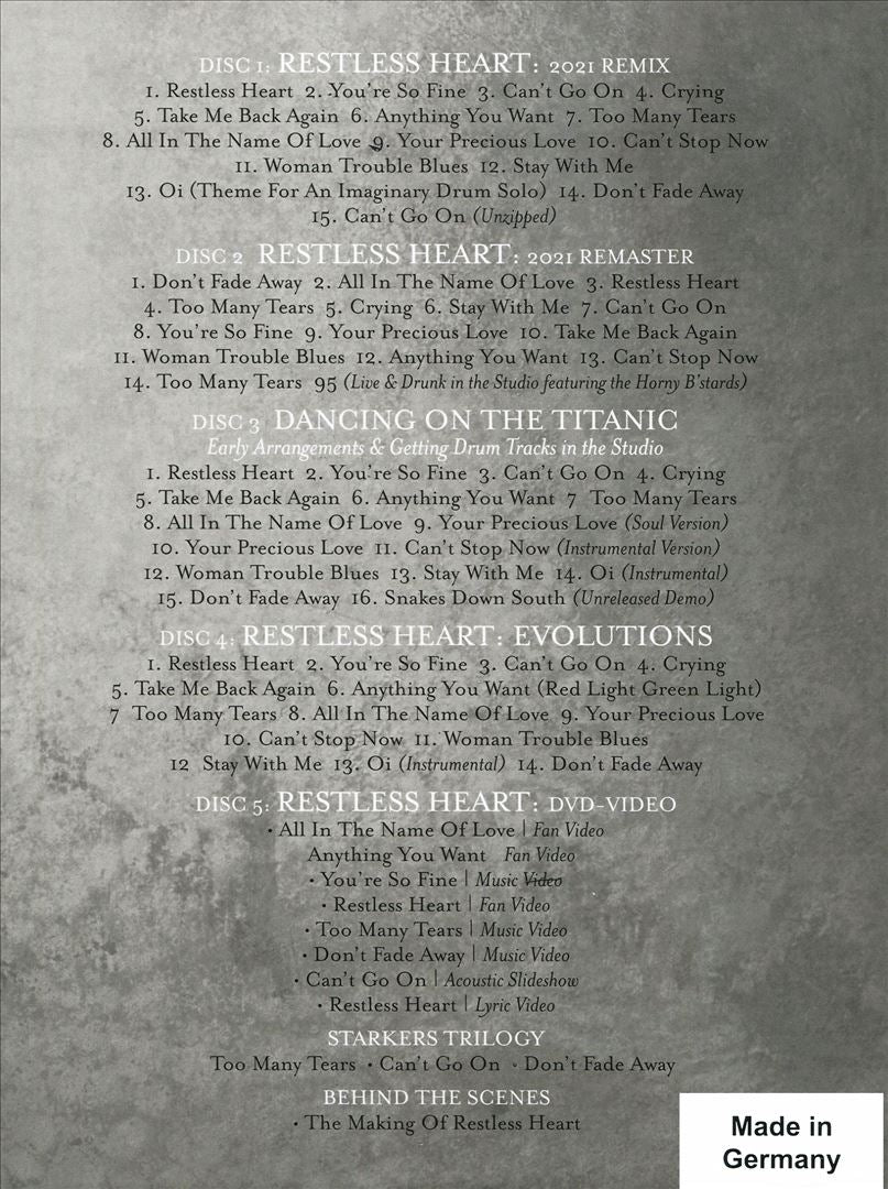 Restless Heart [25th Anniversary Edition] cover art