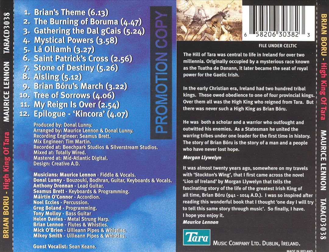 Brian Boru: The High King of Tara cover art