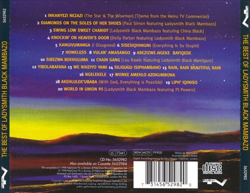 Best of Ladysmith Black Mambazo: The Star and the Wiseman cover art