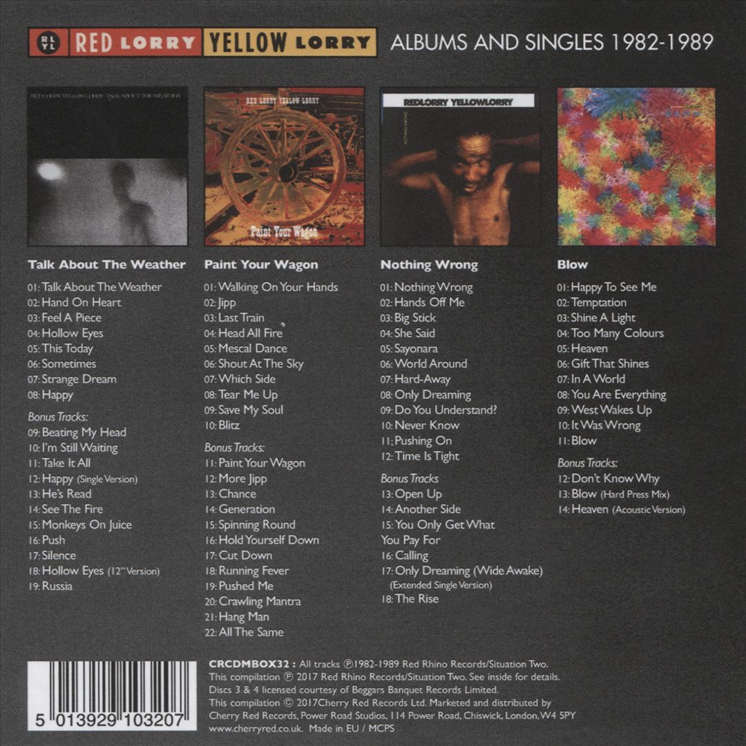 Albums and Singles 1982-1989 cover art