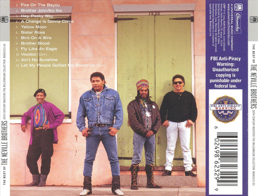 20th Century Masters - Millennium Collection: The Best of the Neville Brothers cover art