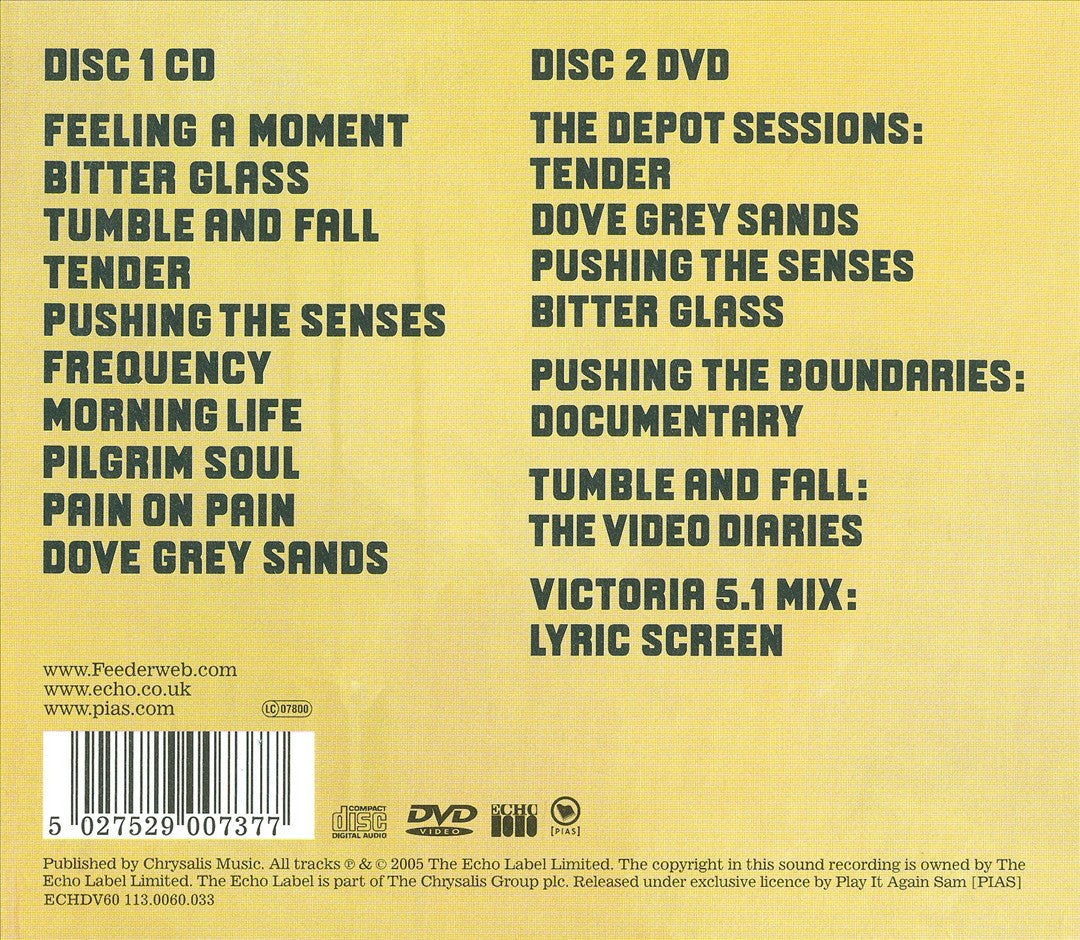 Pushing the Senses [UK Bonus DVD] cover art