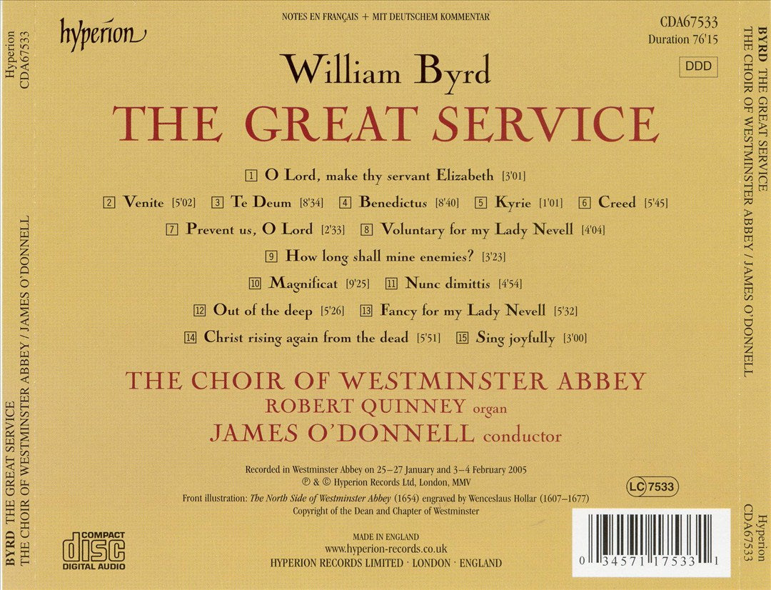 Byrd: The Great Service cover art