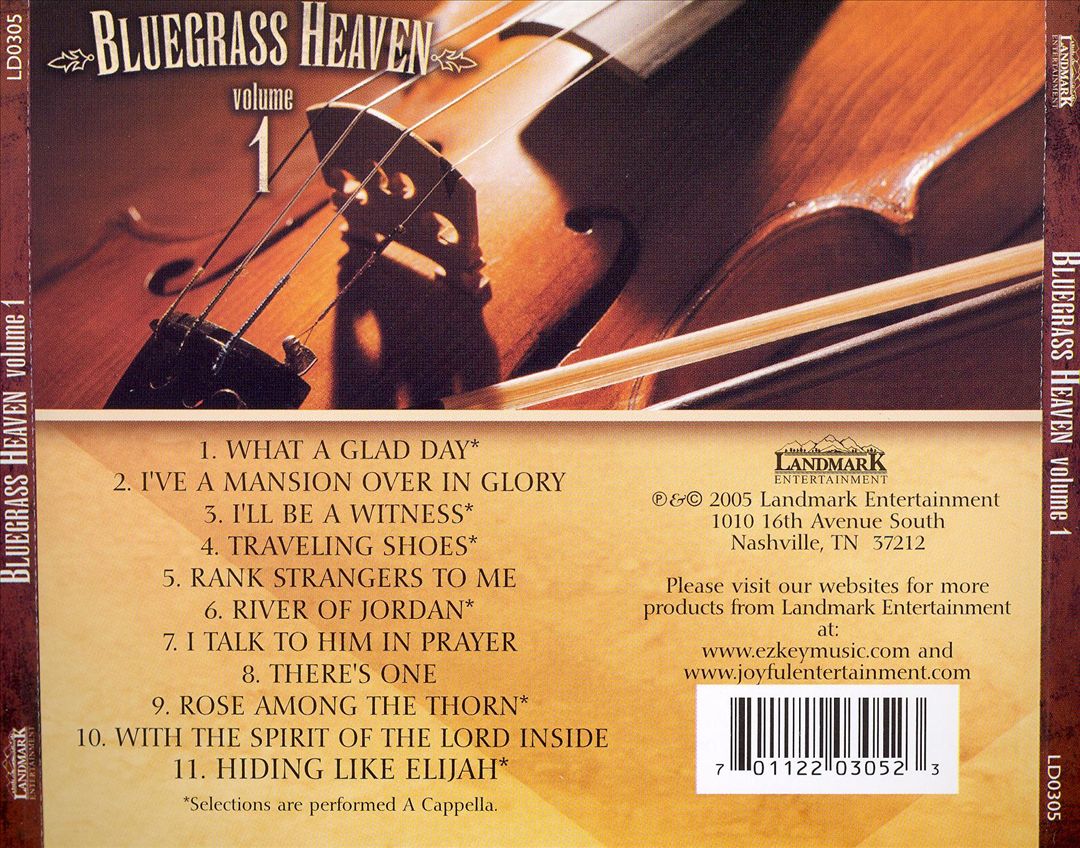 Bluegrass Heaven, Vol. 1 cover art