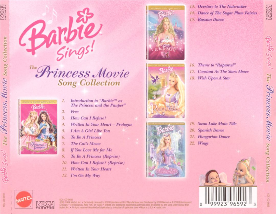 Barbie Sings!: The Princess Movie Song Collection cover art