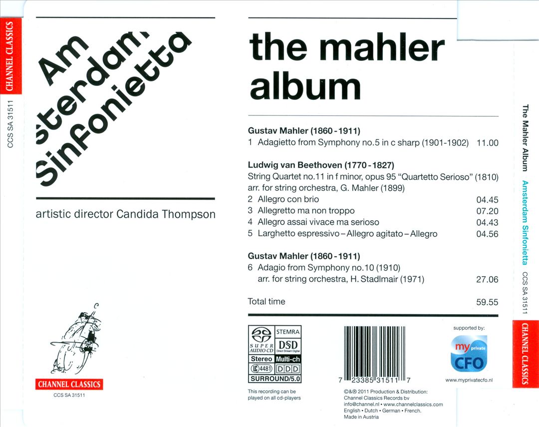 Mahler Album cover art