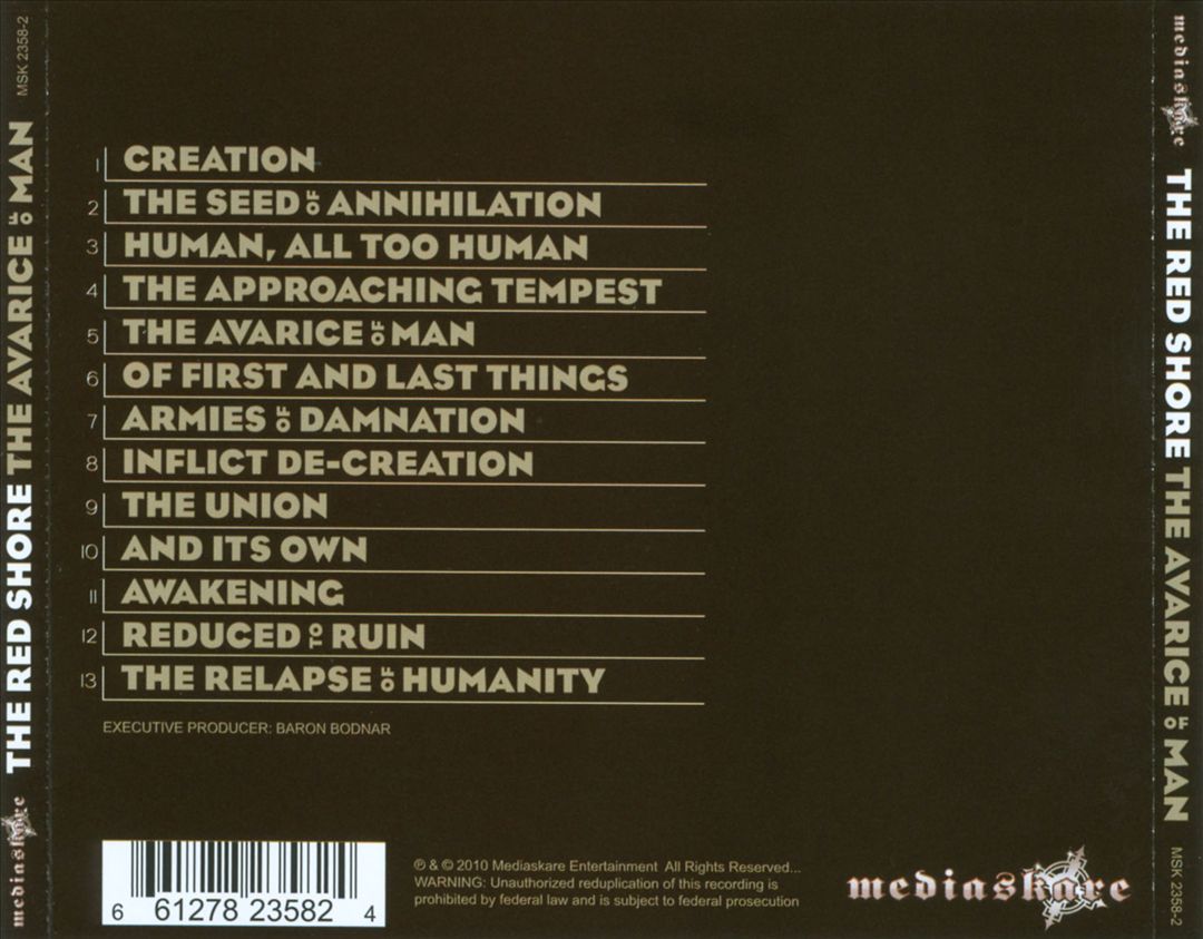 Avarice of Man cover art