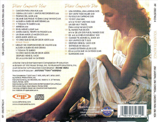 Lagrima, Una Sonrisa cover art