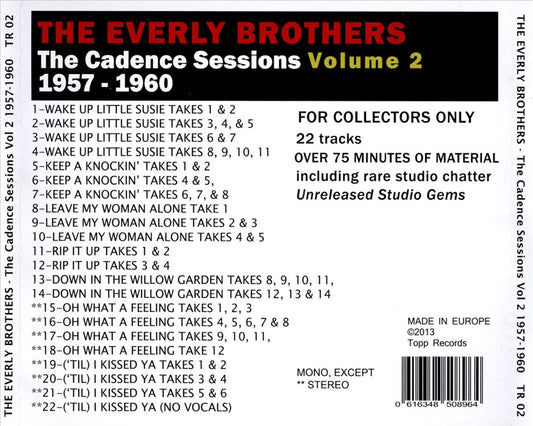 Cadence Sessions 1957-1960, Vol.2 cover art