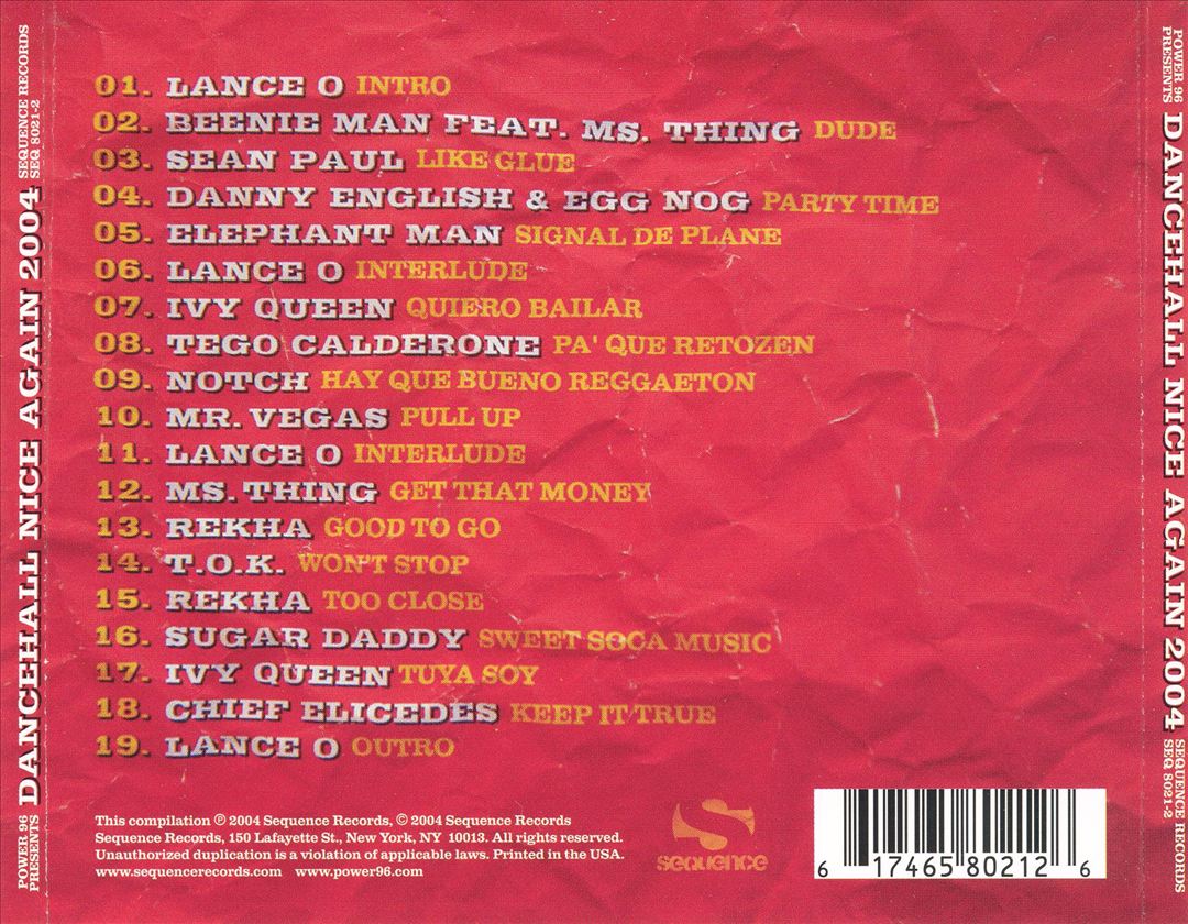 Power 96 Presents: Dancehall Nice Again 2004 - Reggae & Reggaeton cover art