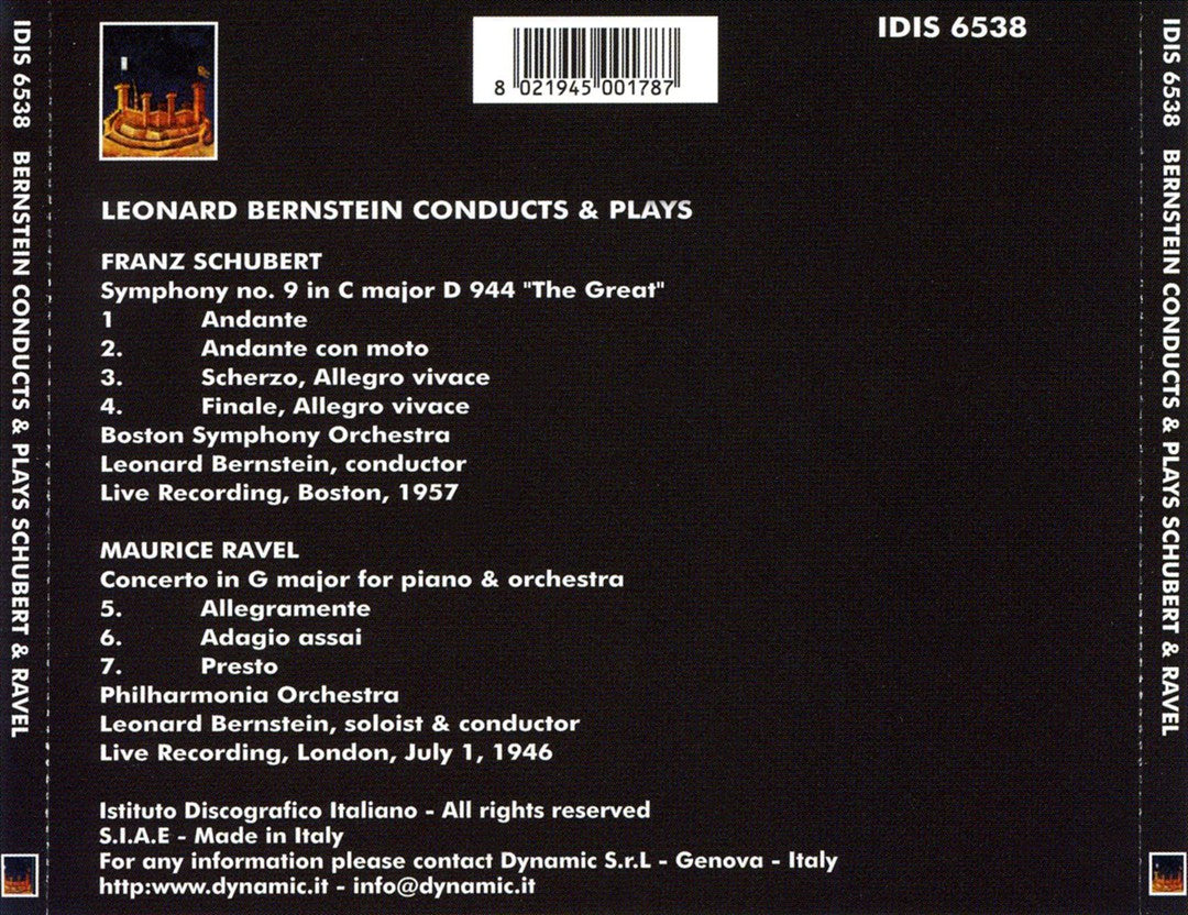 Leonard Bernstein: Soloist & Conductor cover art