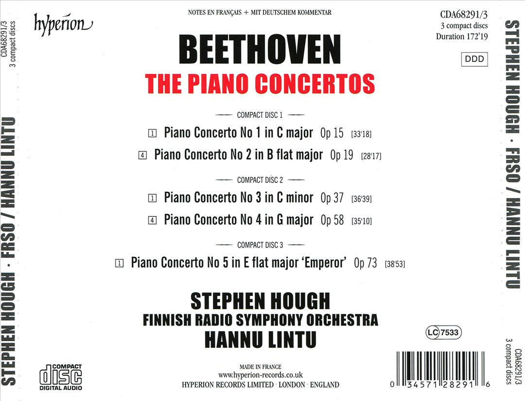 Beethoven: The Piano Concertos cover art