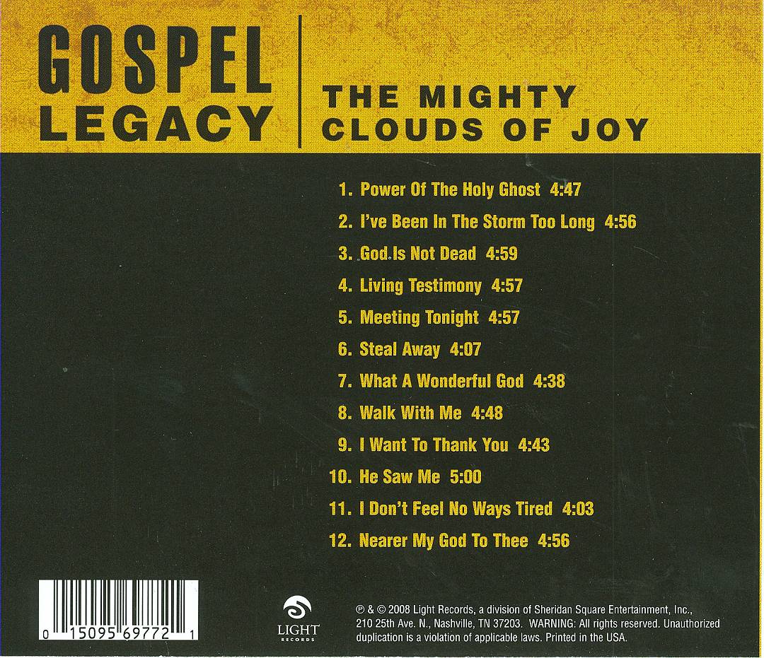 Gospel Legacy cover art