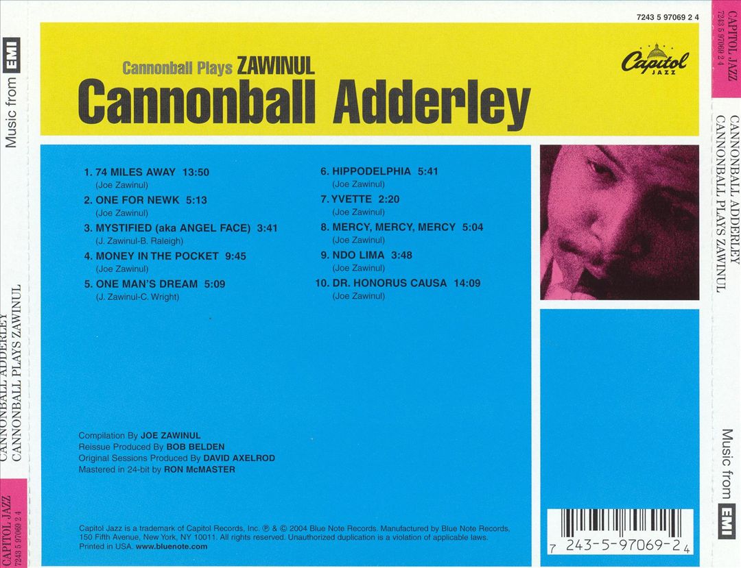 Cannonball Plays Zawinul cover art