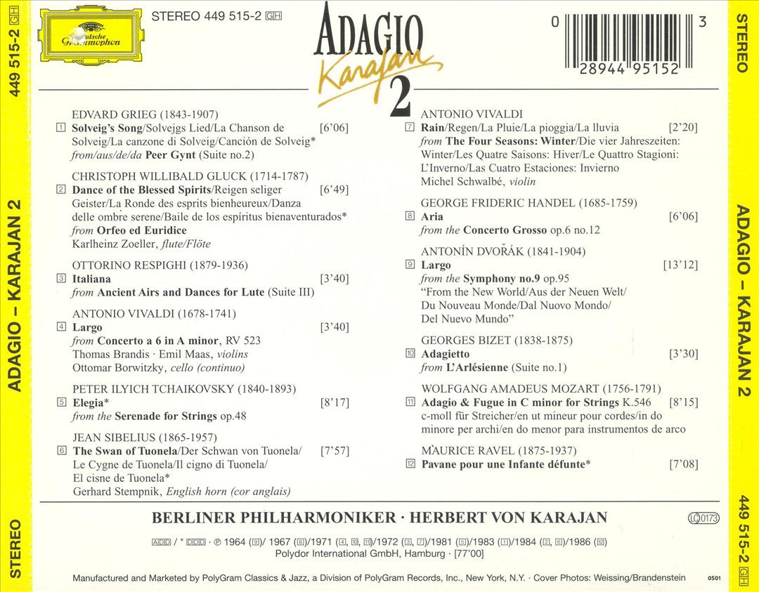 Adagio Karajan 2 cover art