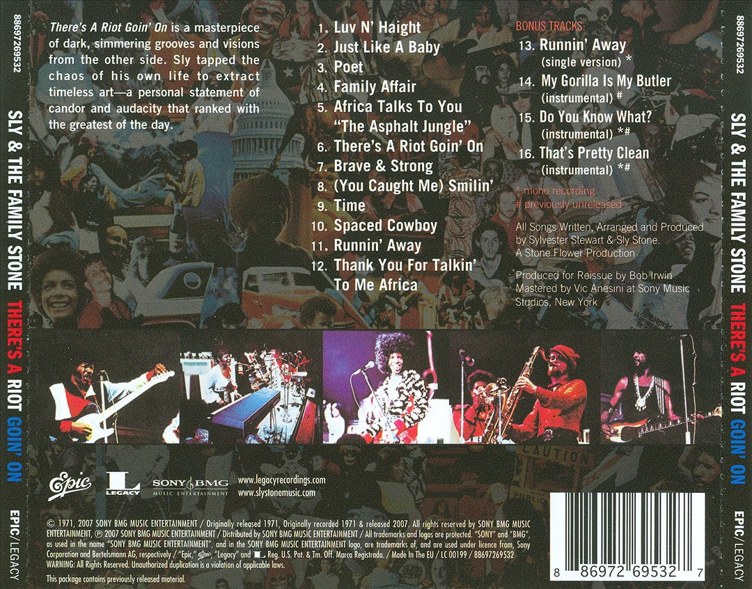 There's a Riot Goin' On cover art