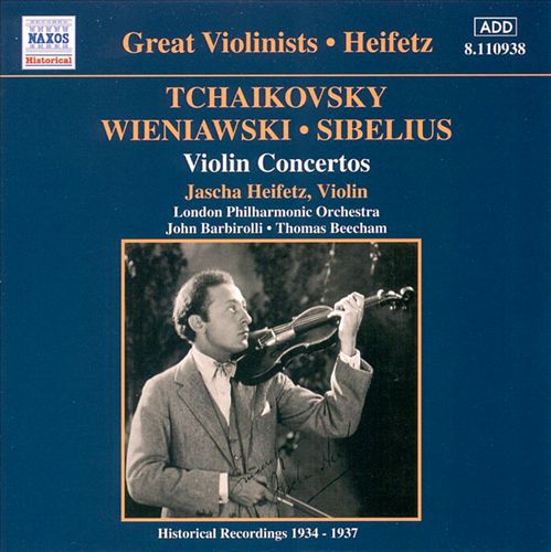 Tchaikovsky, Wieniawski, Sibelius: Violin Concertos cover art