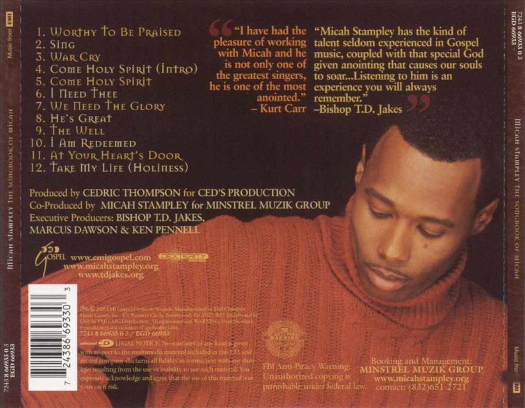 Songbook of Micah cover art