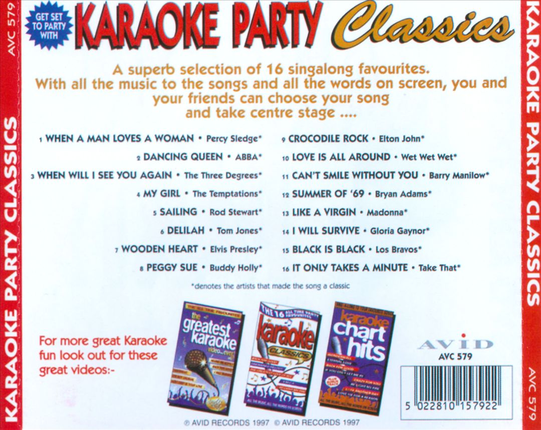 Karaoke Party: Classics cover art