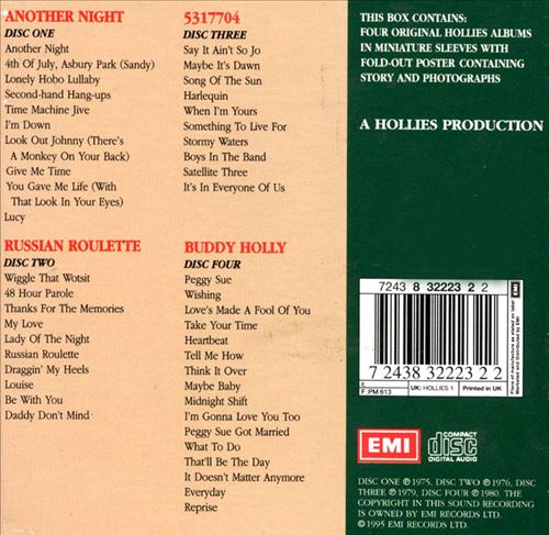 Four Hollies Originals cover art