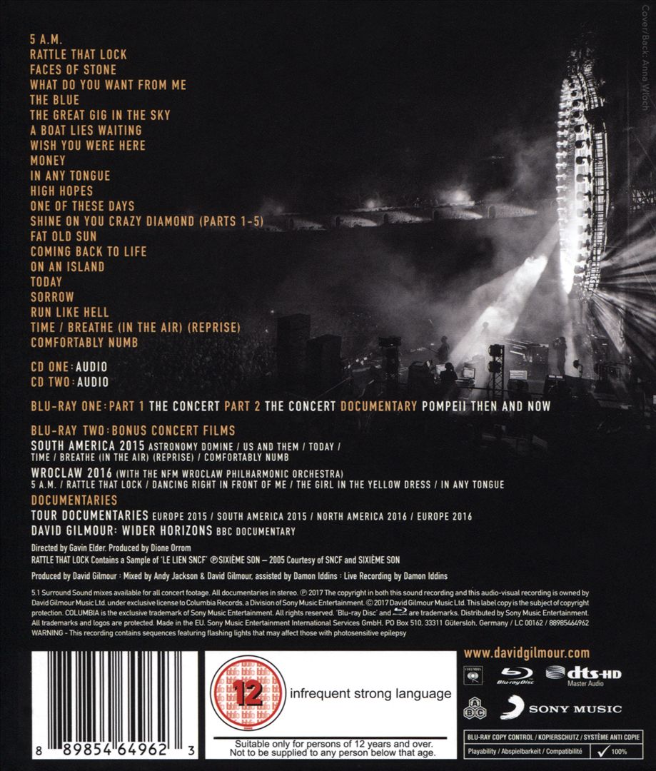 Live at Pompeii cover art