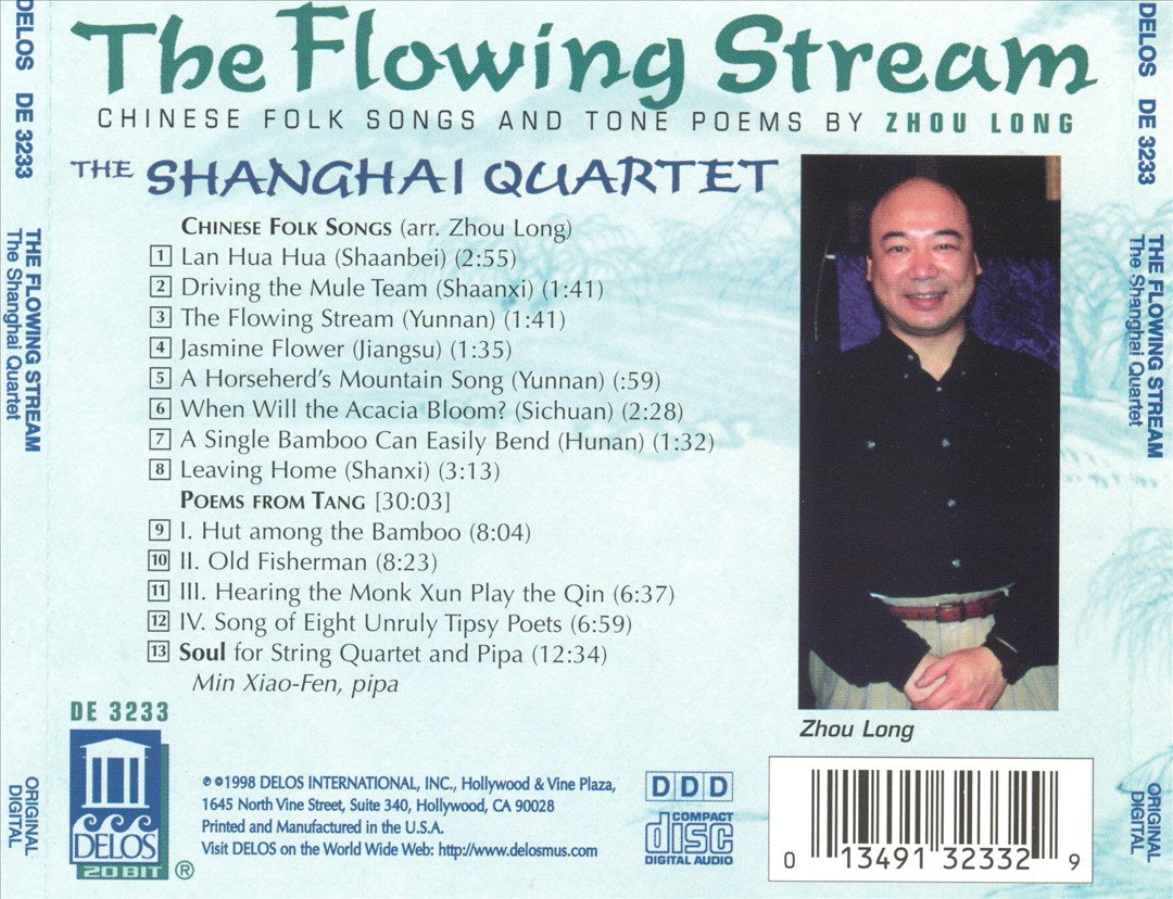 Flowing Stream: Chinese Folk Songs and Tone Poems by Zhou Long cover art