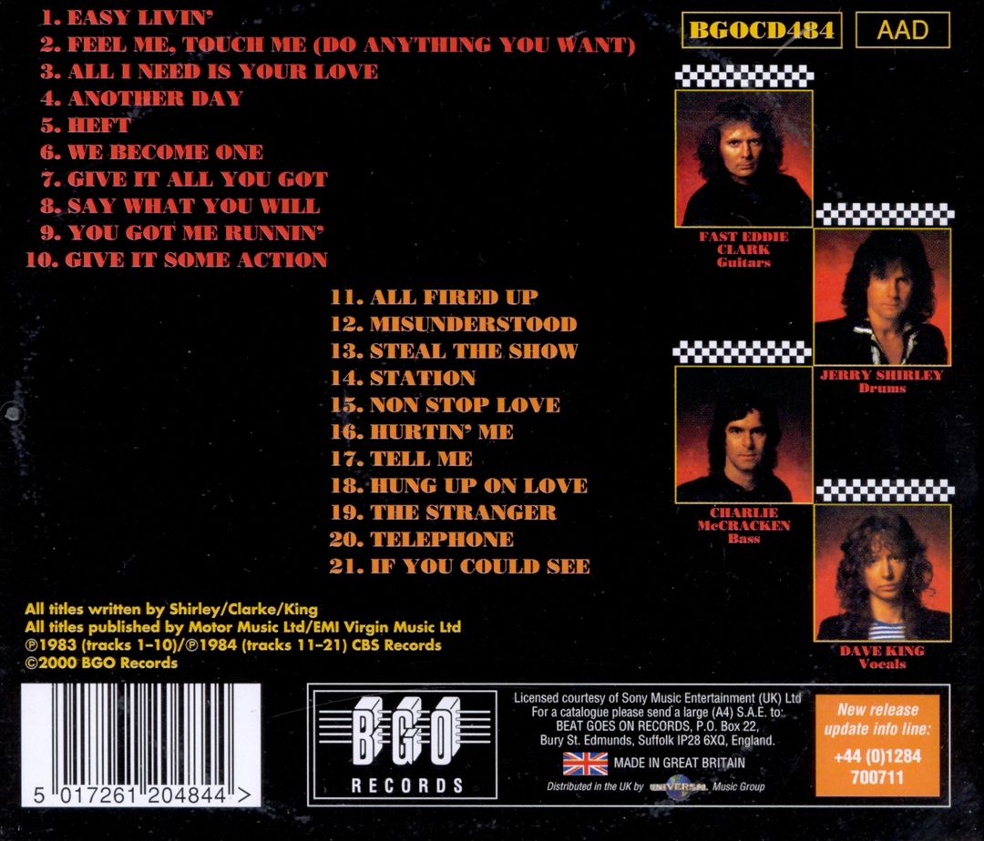 Fastway/All Fired Up cover art