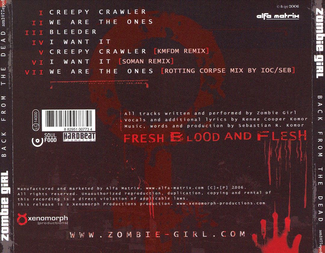 Back from the Dead cover art