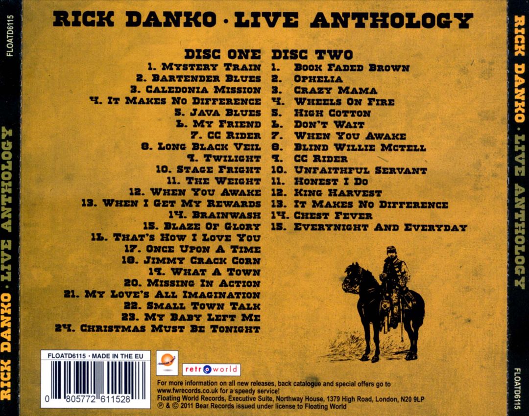 Live Anthology cover art