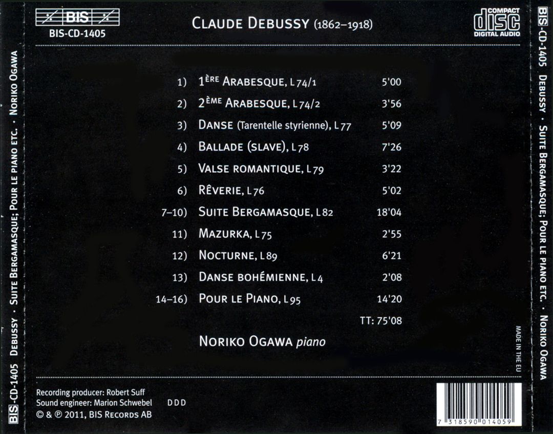 Debussy: Piano Music, Vol. 5 cover art