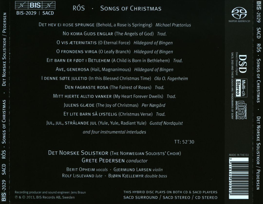 Rós: Songs of Christmas cover art