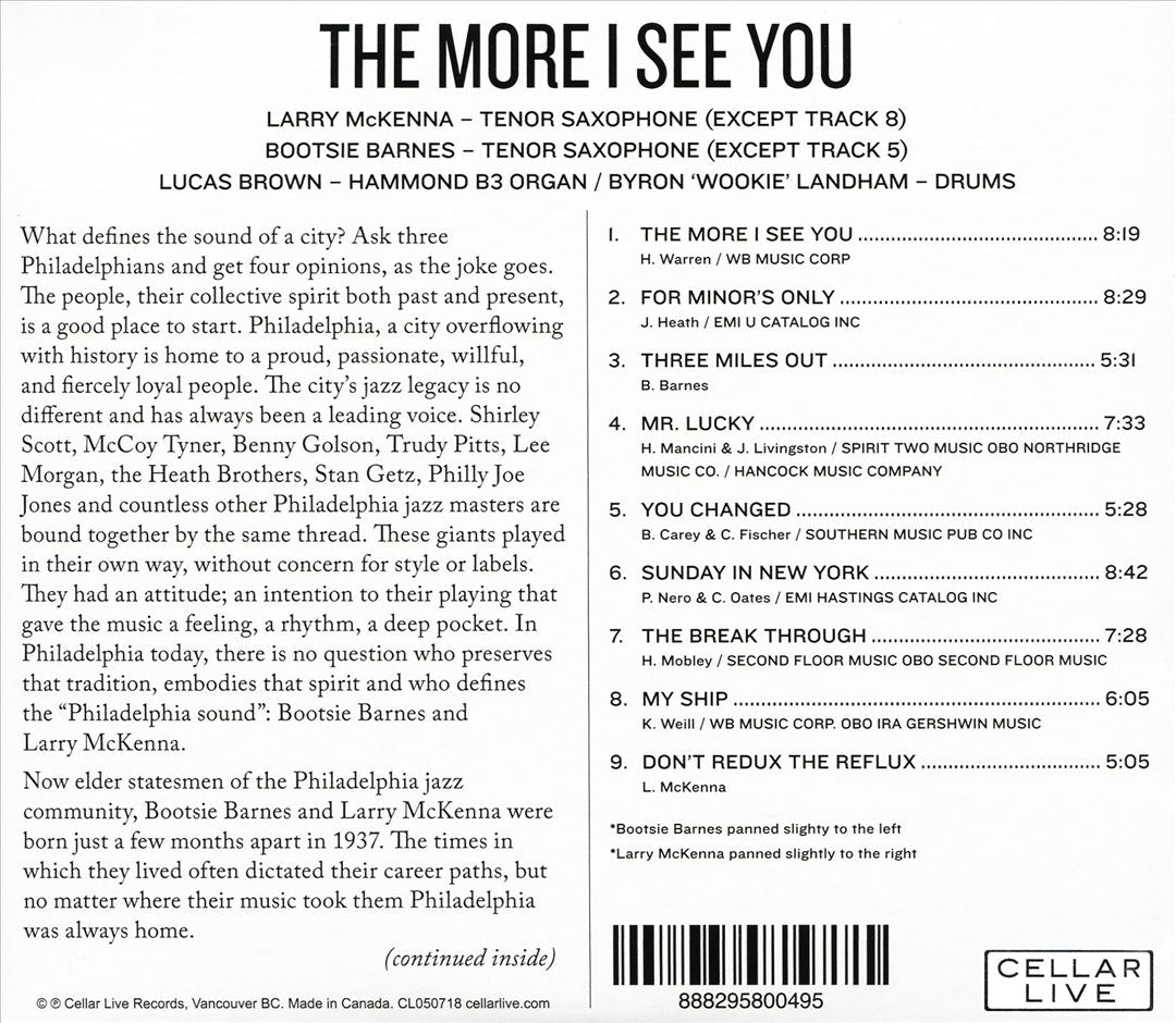 More I See You cover art