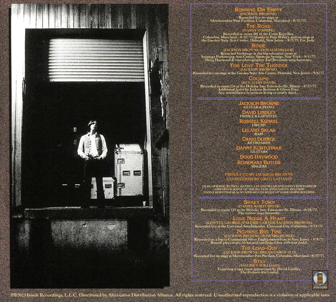 Running on Empty cover art