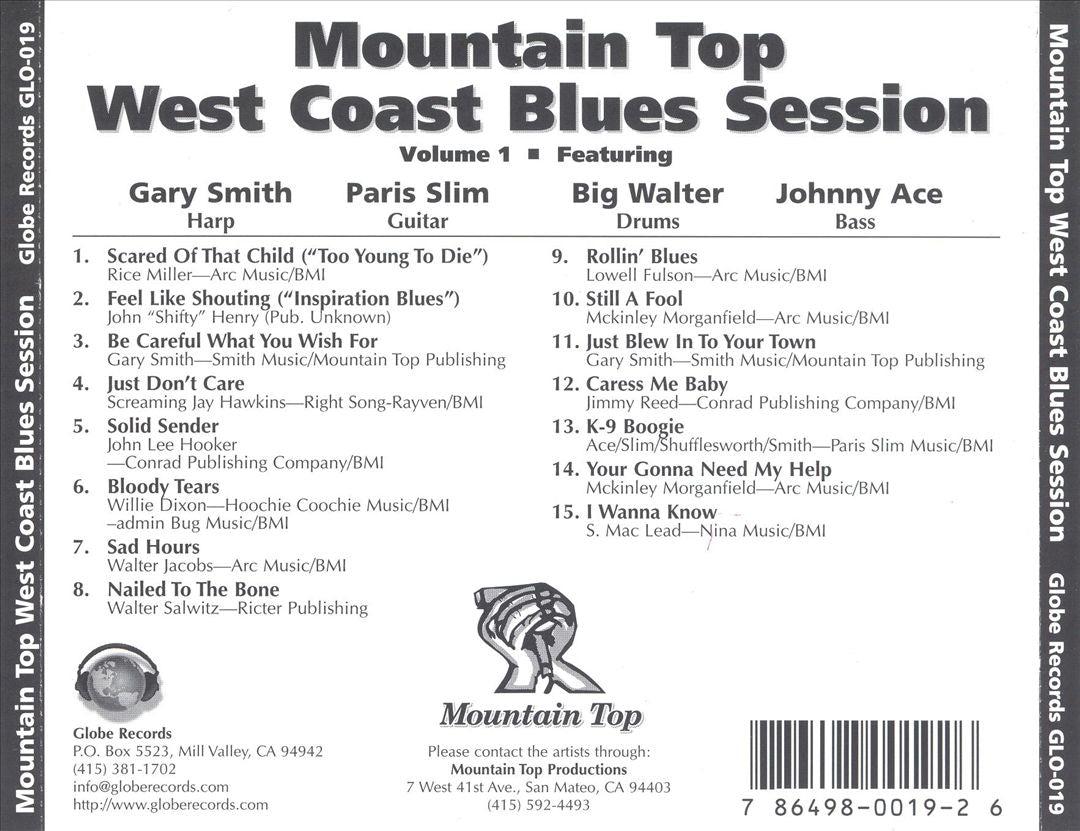 Mountain Top West Coast Blues Session, Vol. 1 cover art