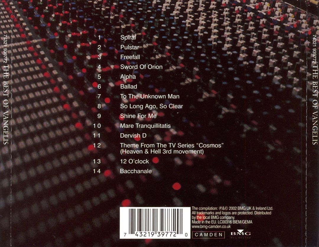 Best of Vangelis [Camden] cover art