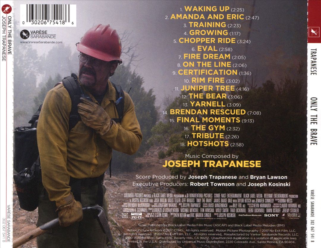 Only the Brave [Original Motion Picture Soundtrack] cover art