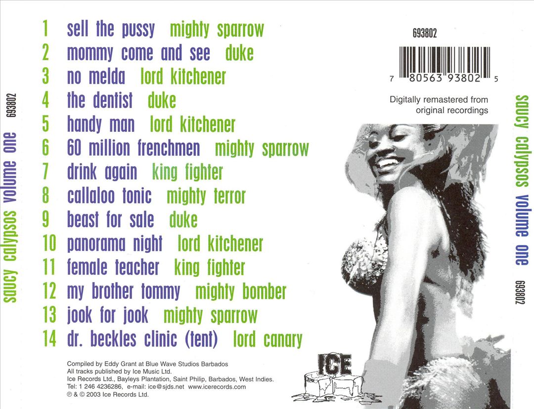 Saucy Calypsos, Vol. 1 cover art