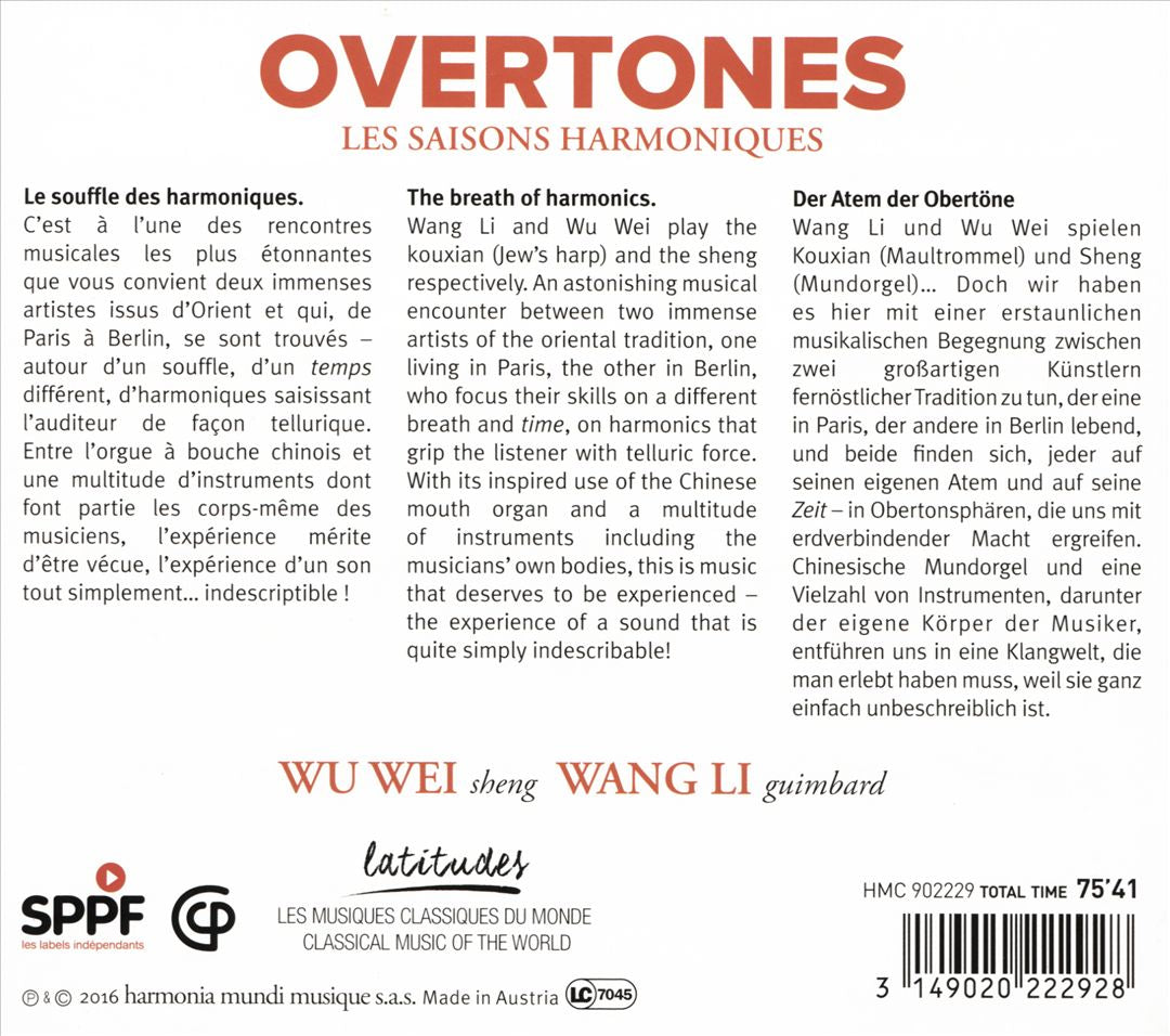 Overtones: Collection Latitude cover art
