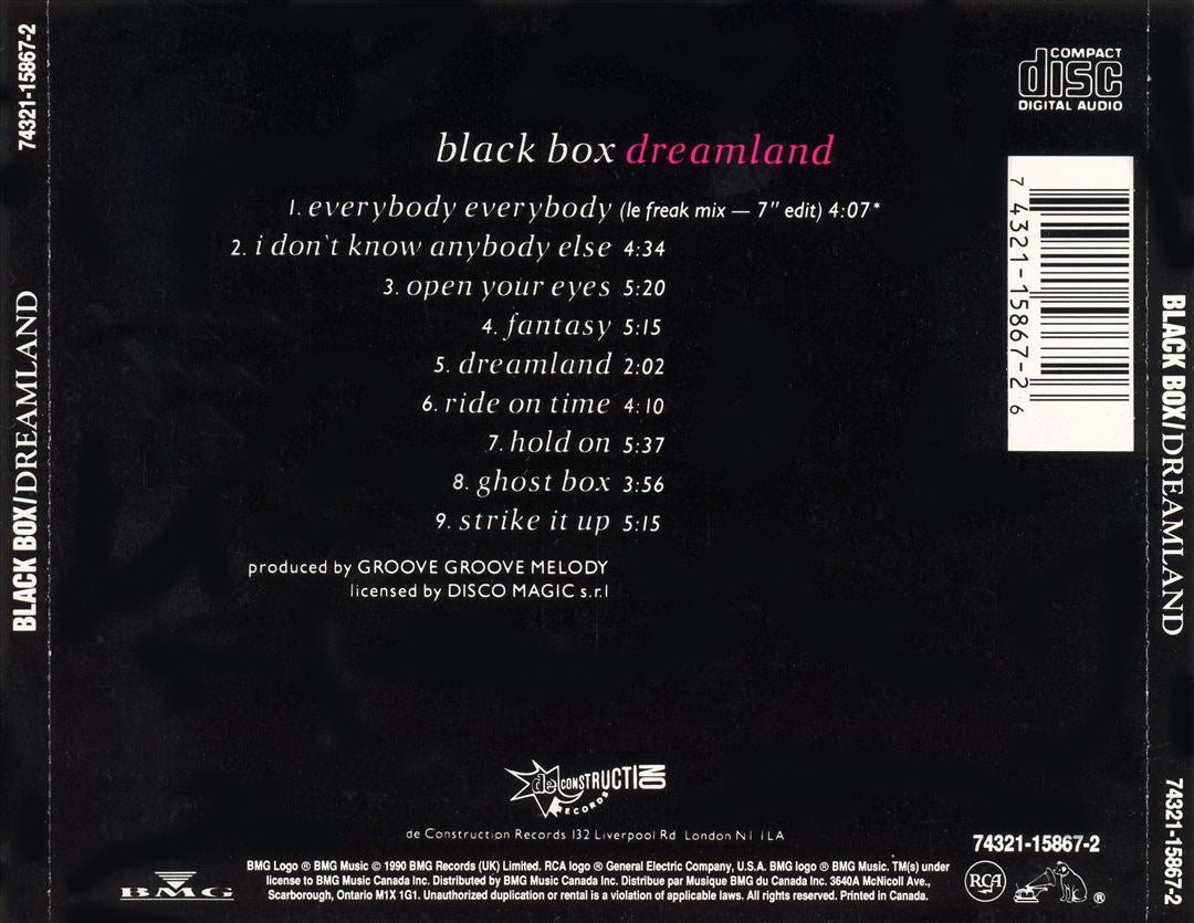 Dreamland cover art