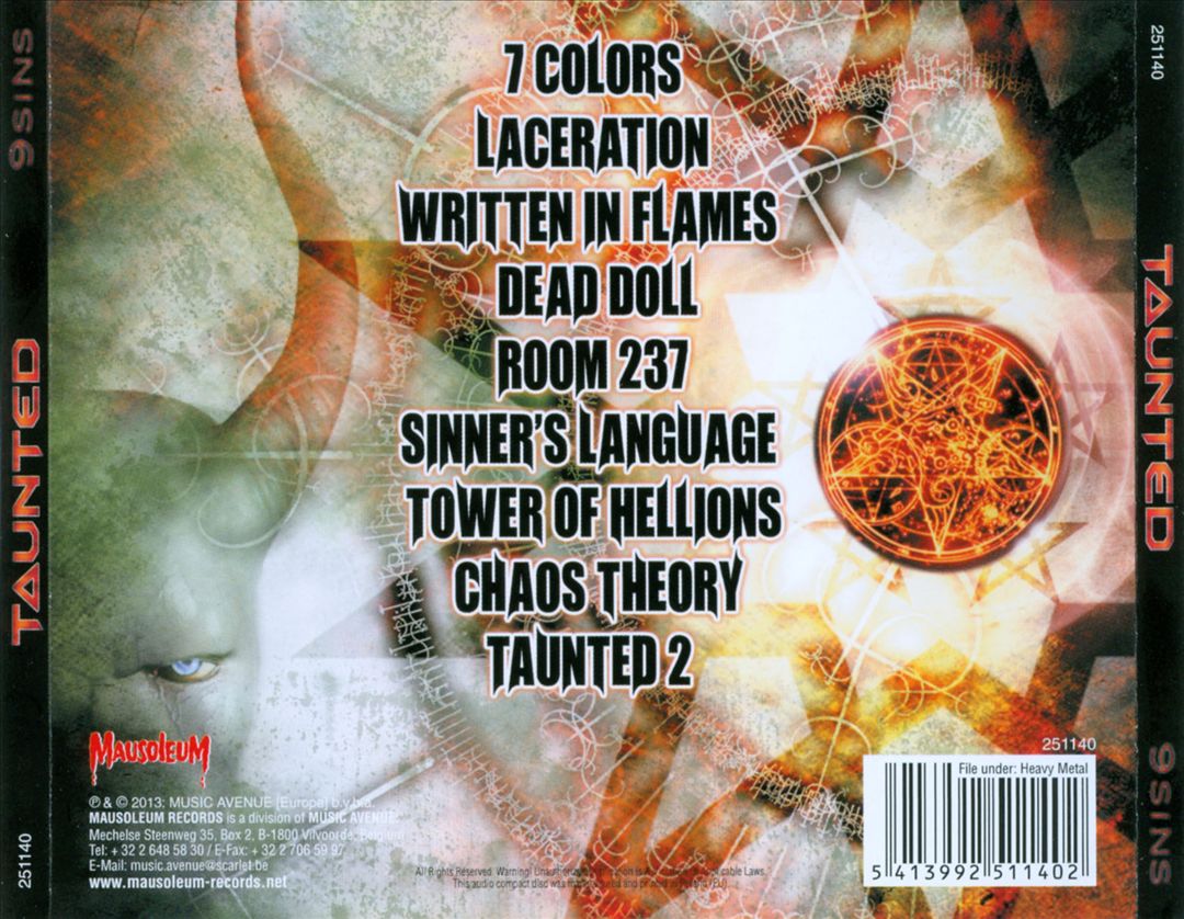 9 Sins cover art