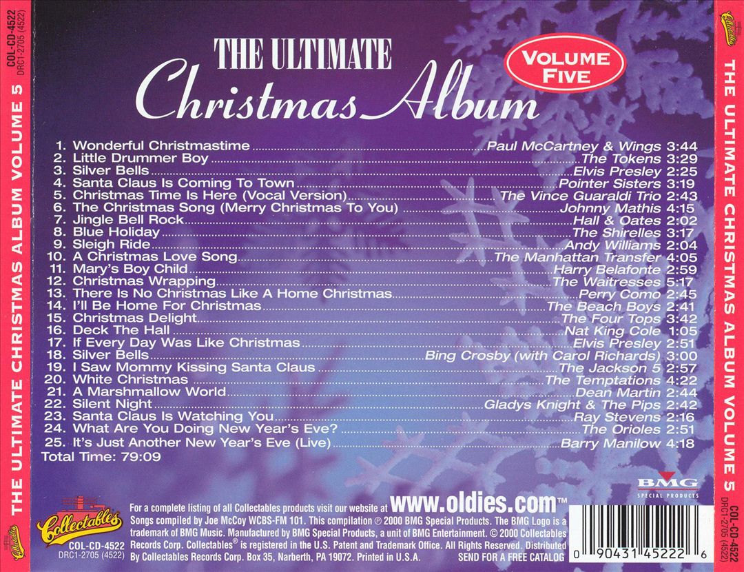 Ultimate Christmas Album, Vol. 5 cover art