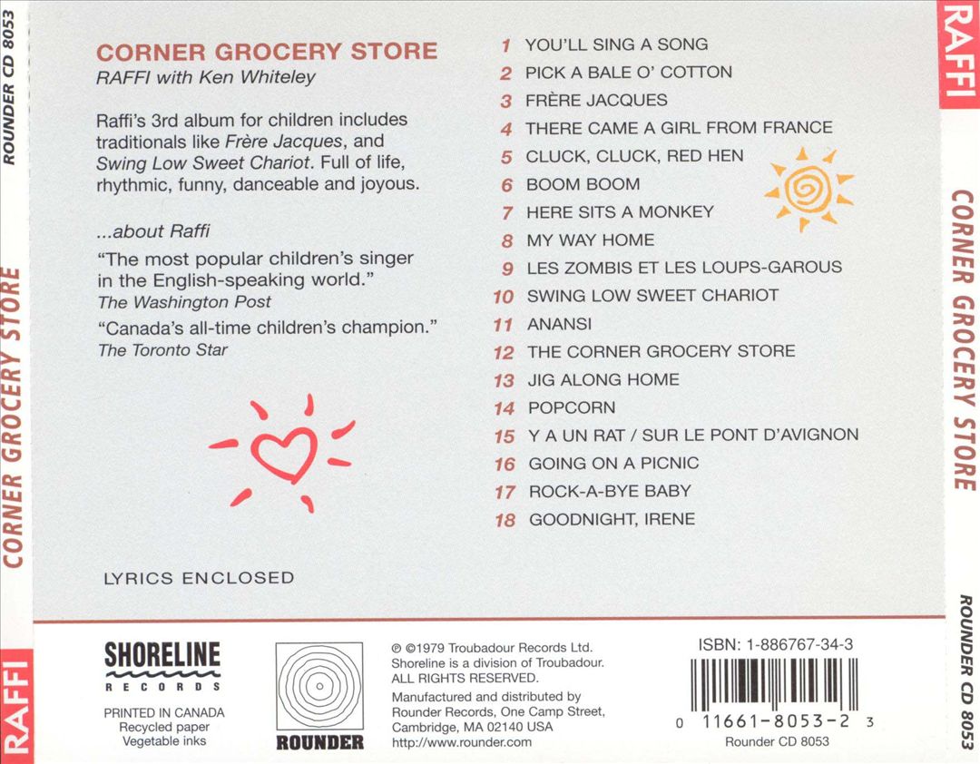 Corner Grocery Store and Other Singable Songs cover art