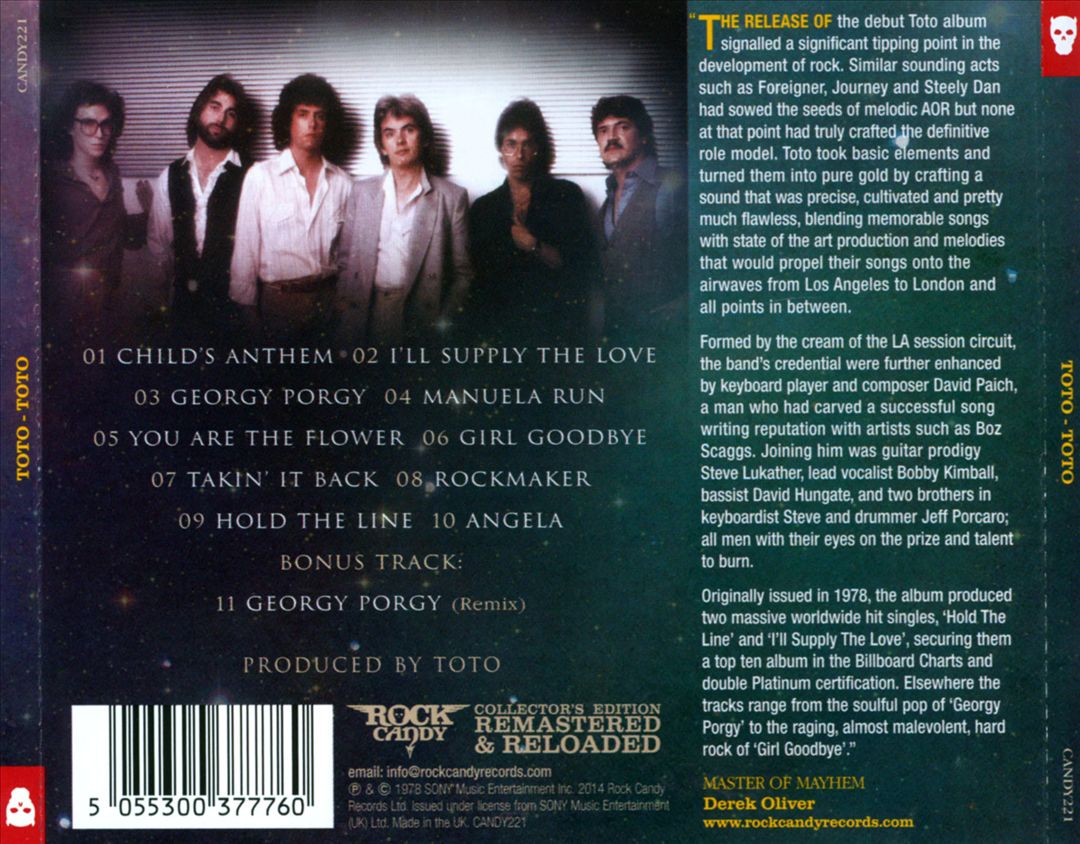 Toto [CD/Book] cover art