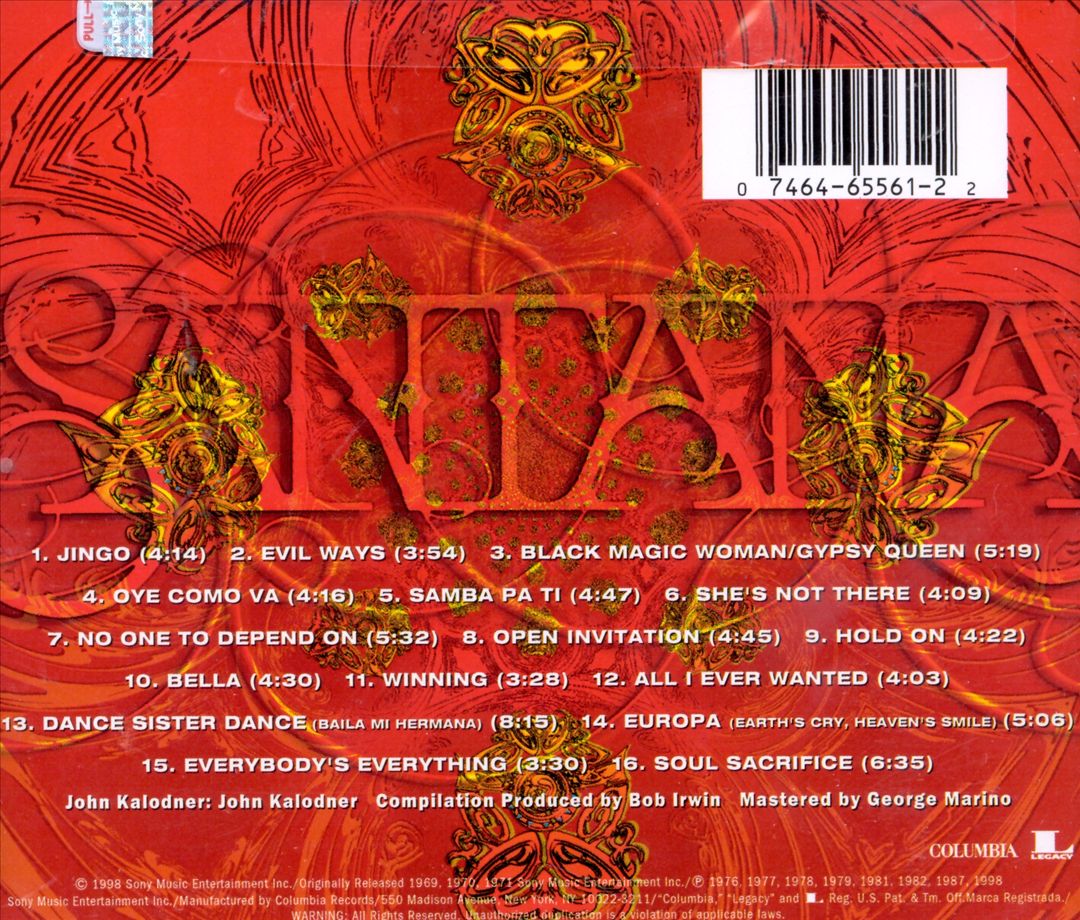 Best of Santana [Columbia] cover art
