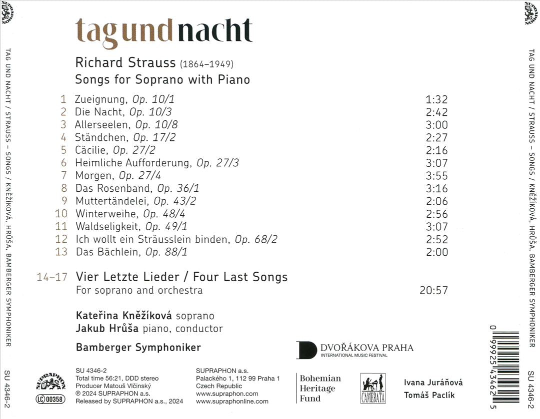Tag und Nacht: Richard Strauss cover art