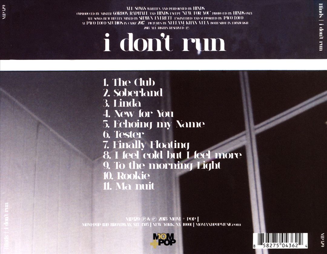I Don't Run cover art