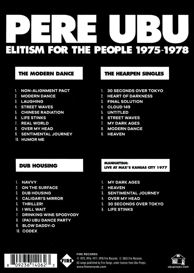 Elitism for the People 1975-1978 cover art
