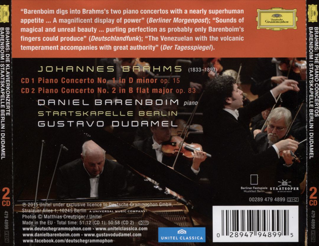 Brahms: The Piano Concertos cover art